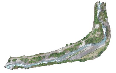 3D river model for hydraulic analysis